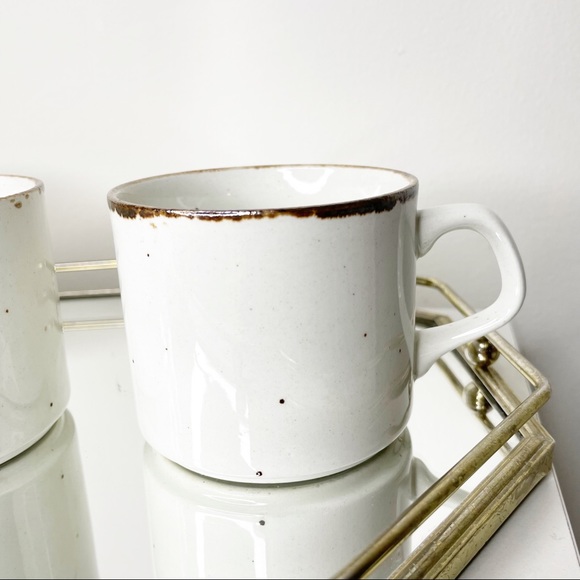 Set of 4 Brown Speckle Mini Mugs - Picture 14 of 16